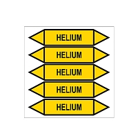 Značení potrubí, helium